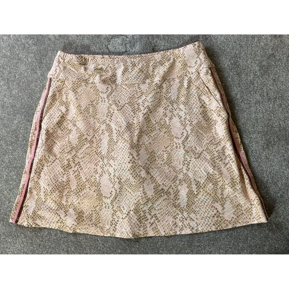 Tail Tech Snake Print Skort Side Stripes & Inner Shorts Medium